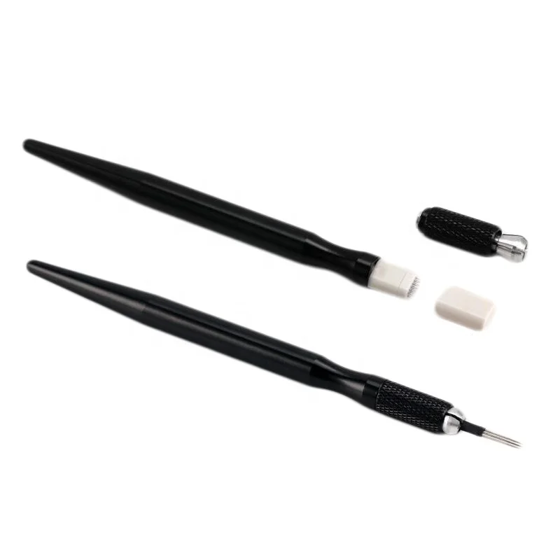 PMU Accessories Supplies Professional Black Permanent Makeup Embroidery Manual Pen Eyebrow Lip Tattoo Hand Tool Microblading Pen