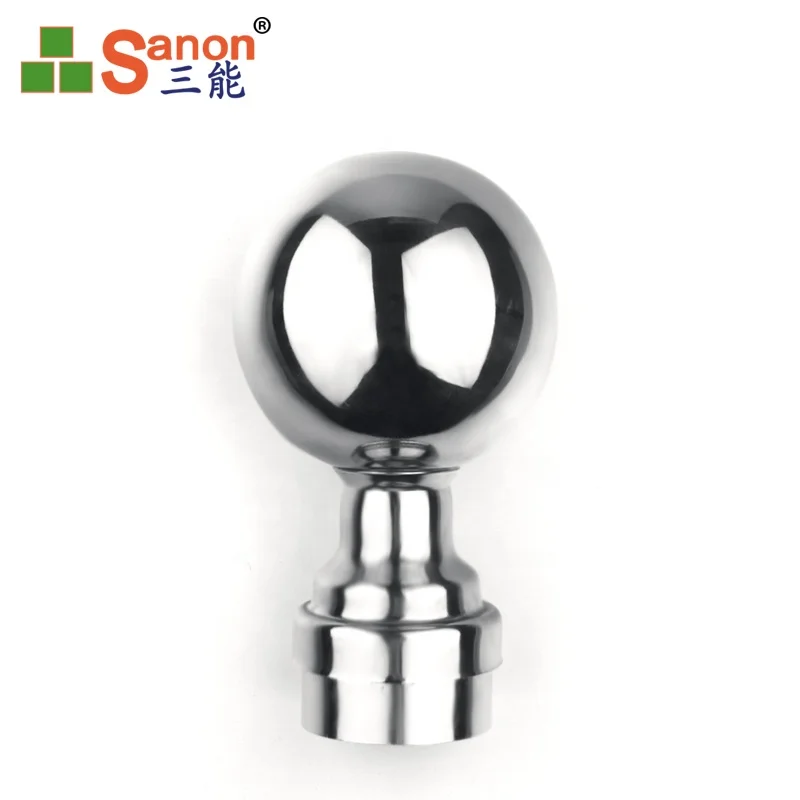 201 304 316 mirror polished stainless steel handrail ball for Stair handrail 50mm