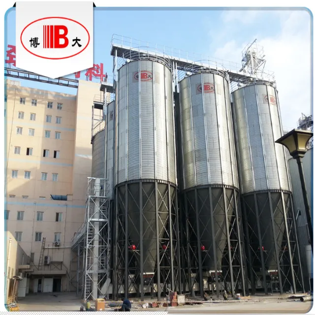 Стальные корзины для хранения зерна пшеницы