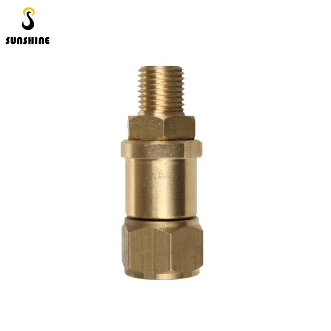 360 Degree Pressure washer fittings copper pipe nipple/Universal Swivel Pipe Bend Corner Copper Connectors