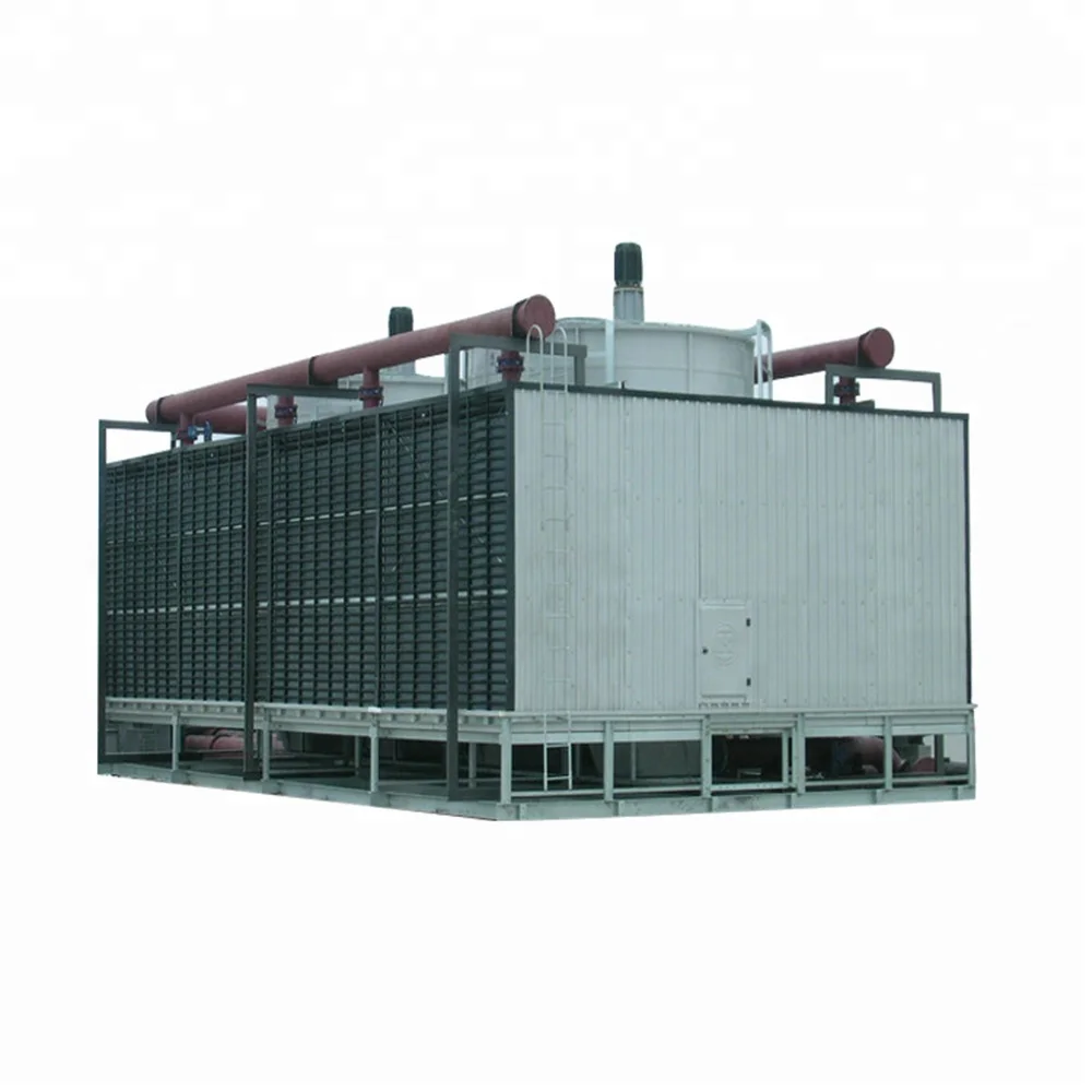Big Cooling Capacity Cross Flow GRP Square  Water Cooling Tower for Power Plant Industry