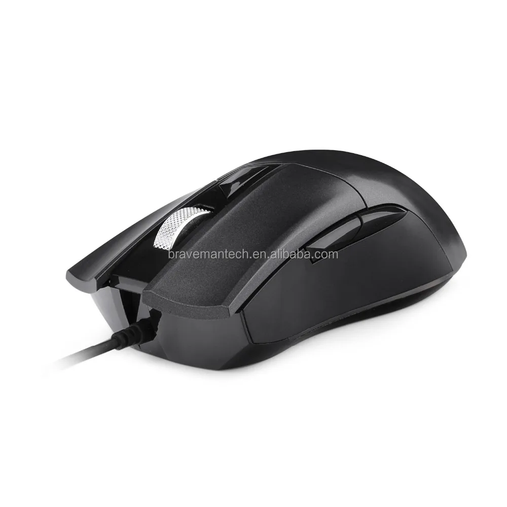 Обтекаемая эргономичная игровая мышь AVAGO 3310 с высоким DPI и автоматическим изменением цвета