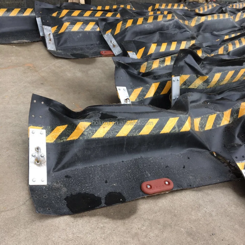 Прочная надувная резиновая стрела для сдерживания разлива масла