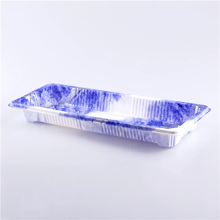 SM1-1102GA Rectangle Disposable Food Plastic Packing Tray Frozen Food Tray for Meat and Fish