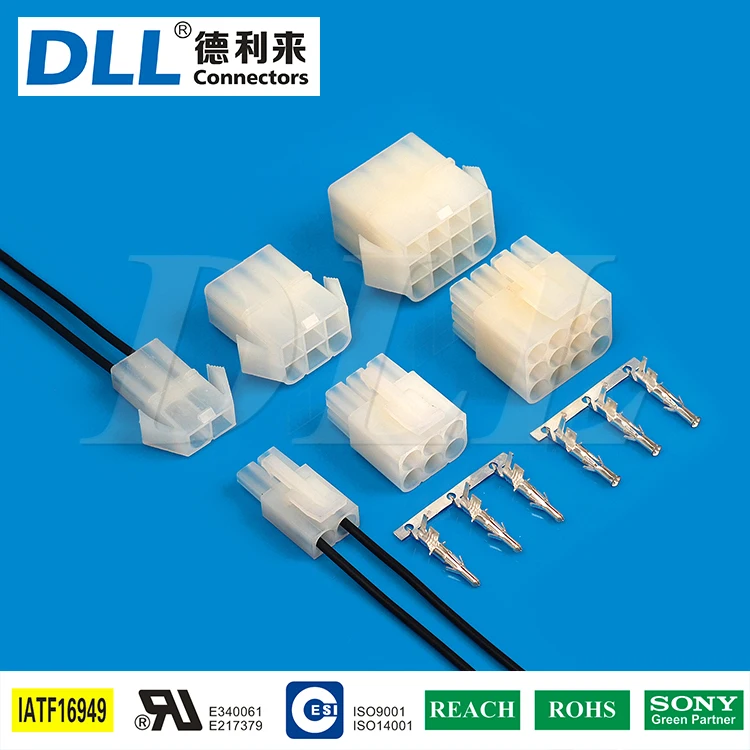 JST 6.2mm LLP-02V LLP-03V LLP-04V LLP-06V LLP-09V LLP-12V auto wire harness connector