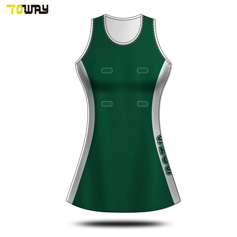 
sublimation plus size sexy netball dress 