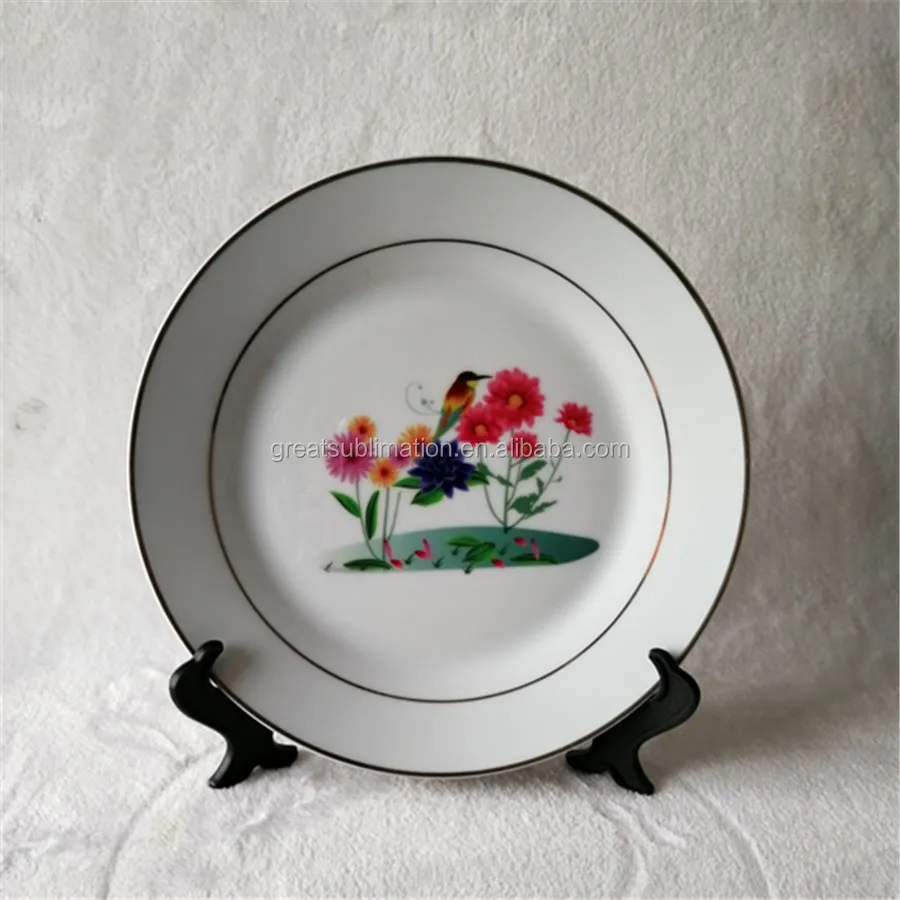 8' Sublimation ceramic dinner plates