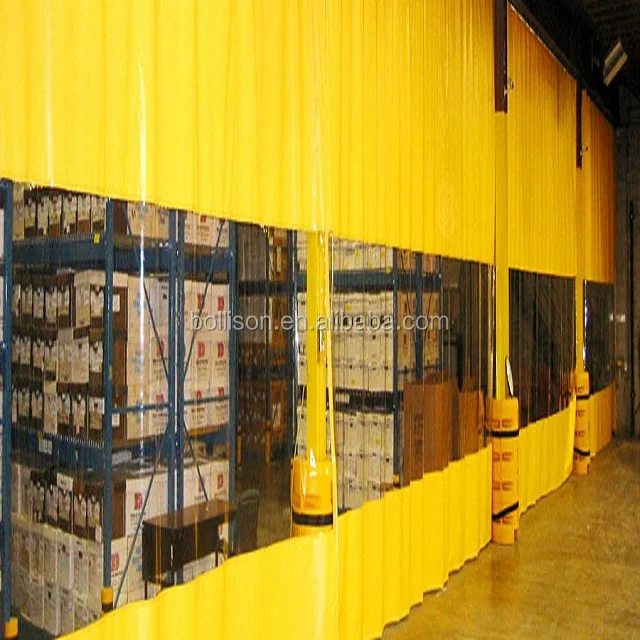 Heavy Duty PVC временные склад промышленных и стеклянных ненесущих стен перегородки