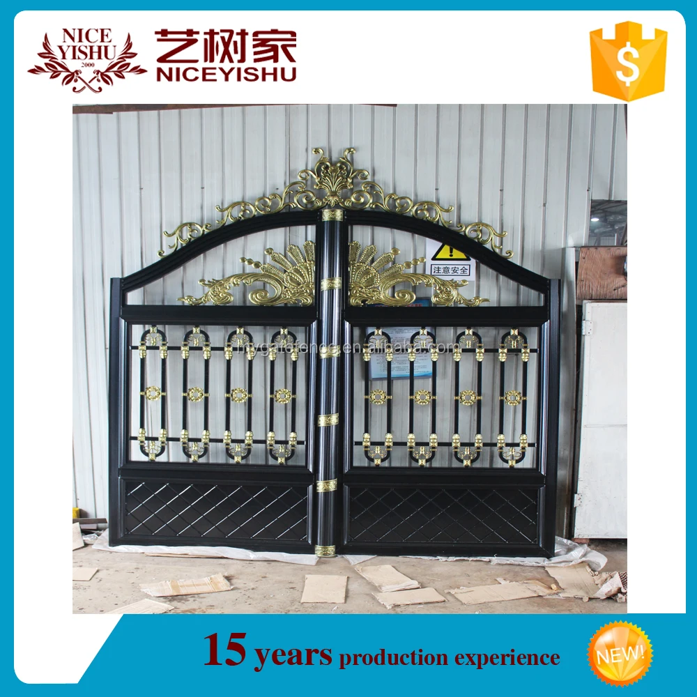 Latest aluminum main gate designs, external aluminum gate