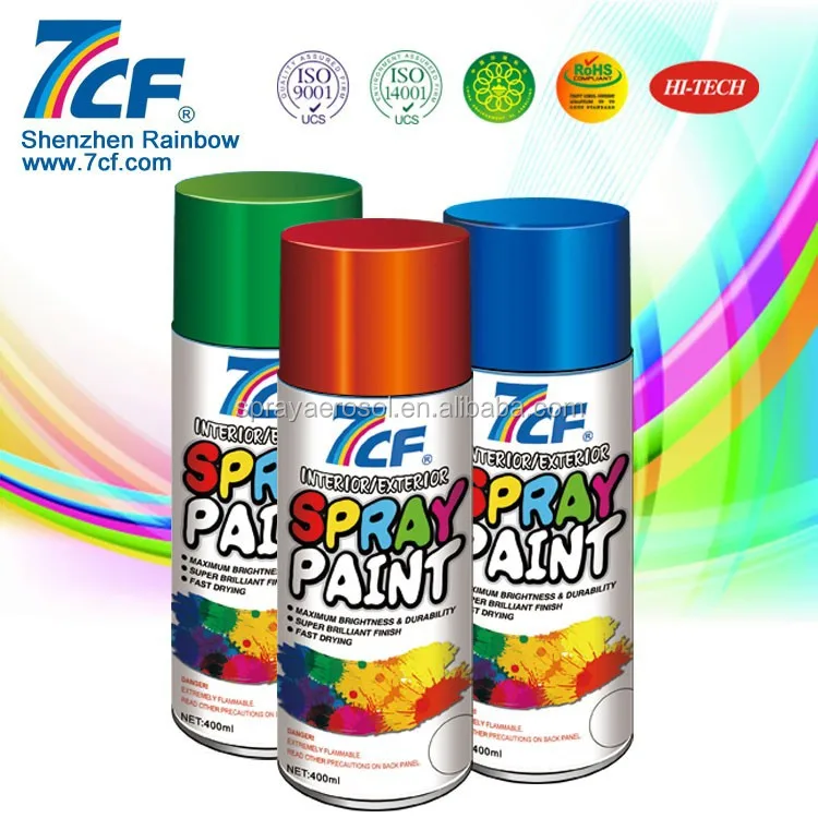 Top Quality Multi-colors Shenzhen Sunrise Famous Brand 7CF Motorcycle Spray Paint