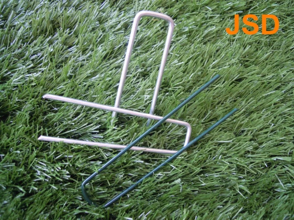 Flat Point Garden Staples/U Shaped Turf Nails/Turf Pins