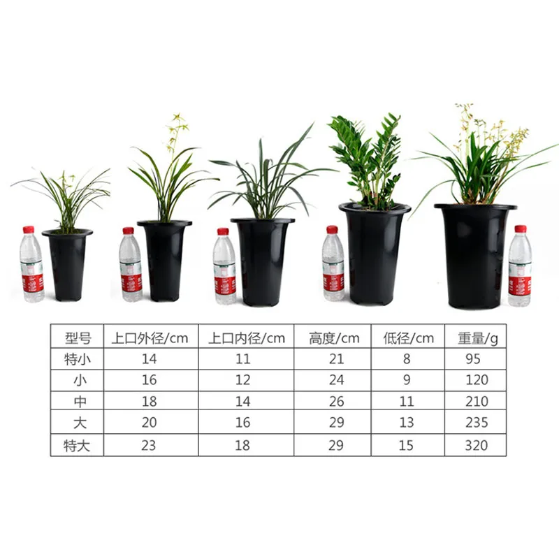 Chinese style flower pot Multiple color size plant pot