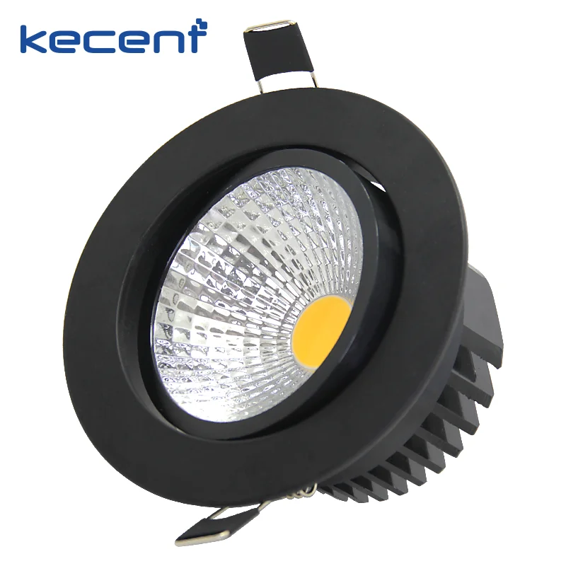 CE RoHS SAA certified 3w for home lamp led spot light black cob ceiling light rotating led flood spot light