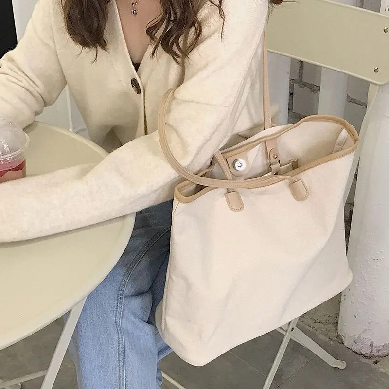 
Qetesh Wholesale Organic Cotton Custom Canvas Tote Shopping Bag 