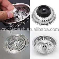 Durable Stainless-Steel Kitchen Sink Strainer in Various Design