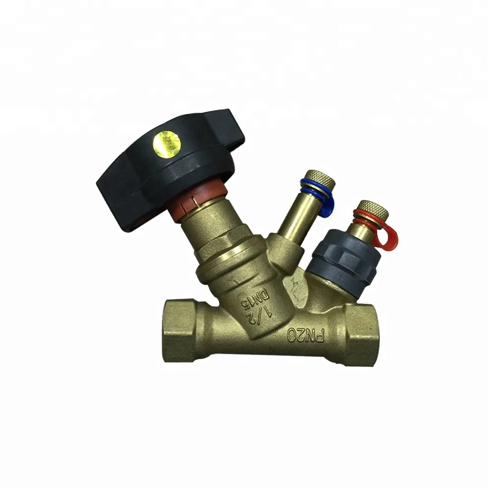 Double Regulating Balancing Valve  With Lock Feature