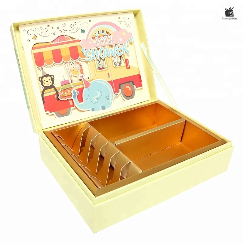
Paper Spiritz 3D pop up baby shower gift box factory wholesale 