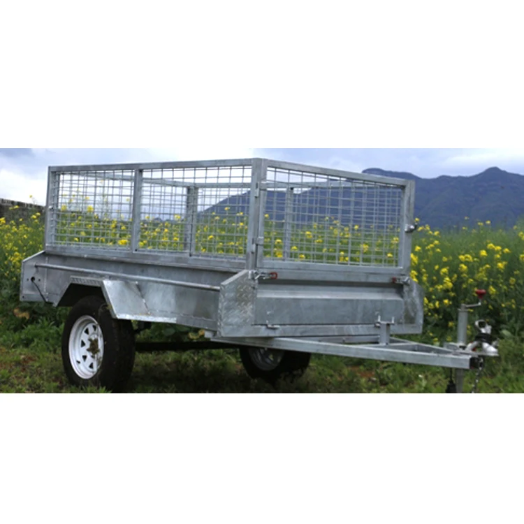 Оцинкованный автомобильный прицеп с прицепом на продажу