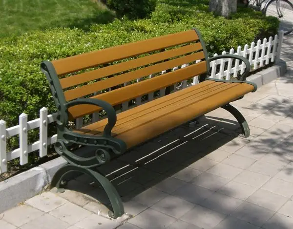 Anti rot wood plastic composite garden, park bench (60468559699)