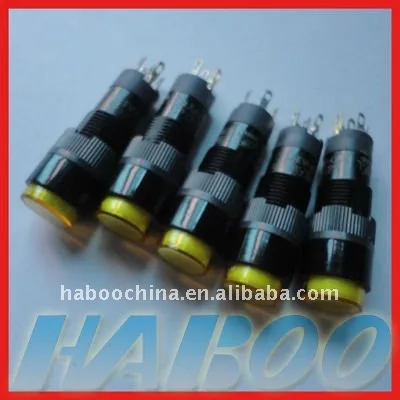 10 мм Micro Кнопка сброса светодиод кнопочный переключатель 6 вольт