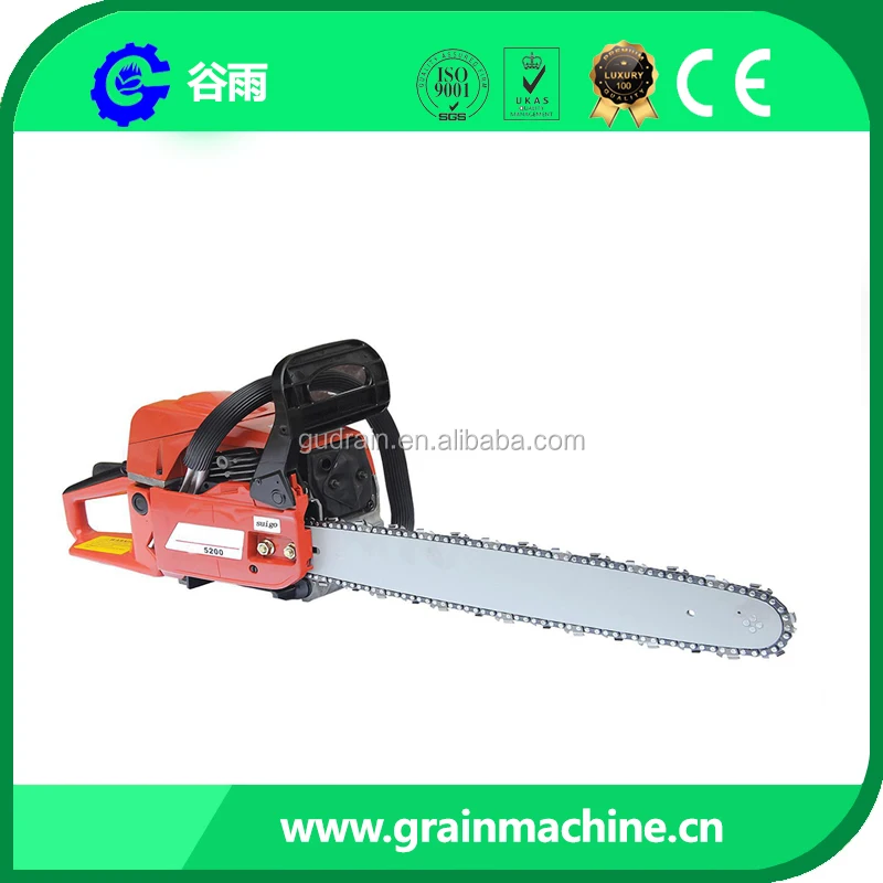 High Quality Gasoline Chainsaw Model YD52 Displacment 52cc