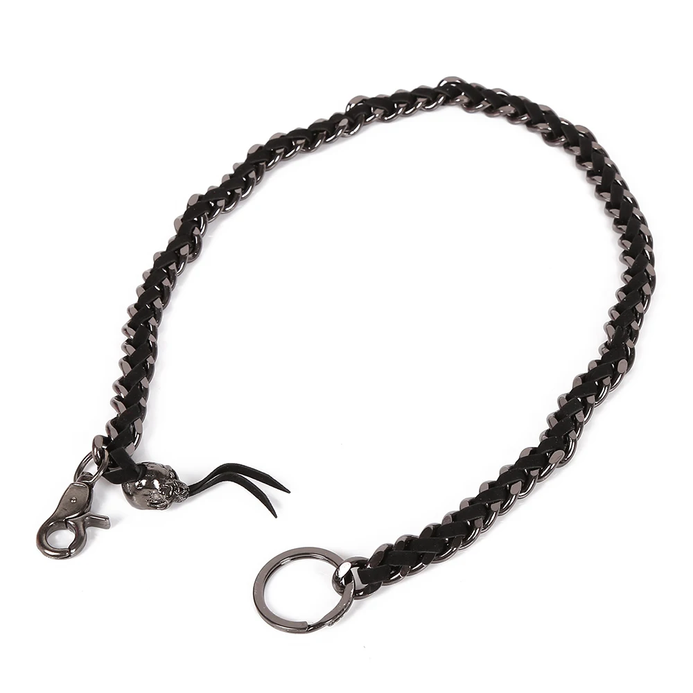 
Wholesale Mens 71cm Long Metal Leather Wallet Belt Chain Rock Punk Trousers Hipster Pant Jeans Chain 