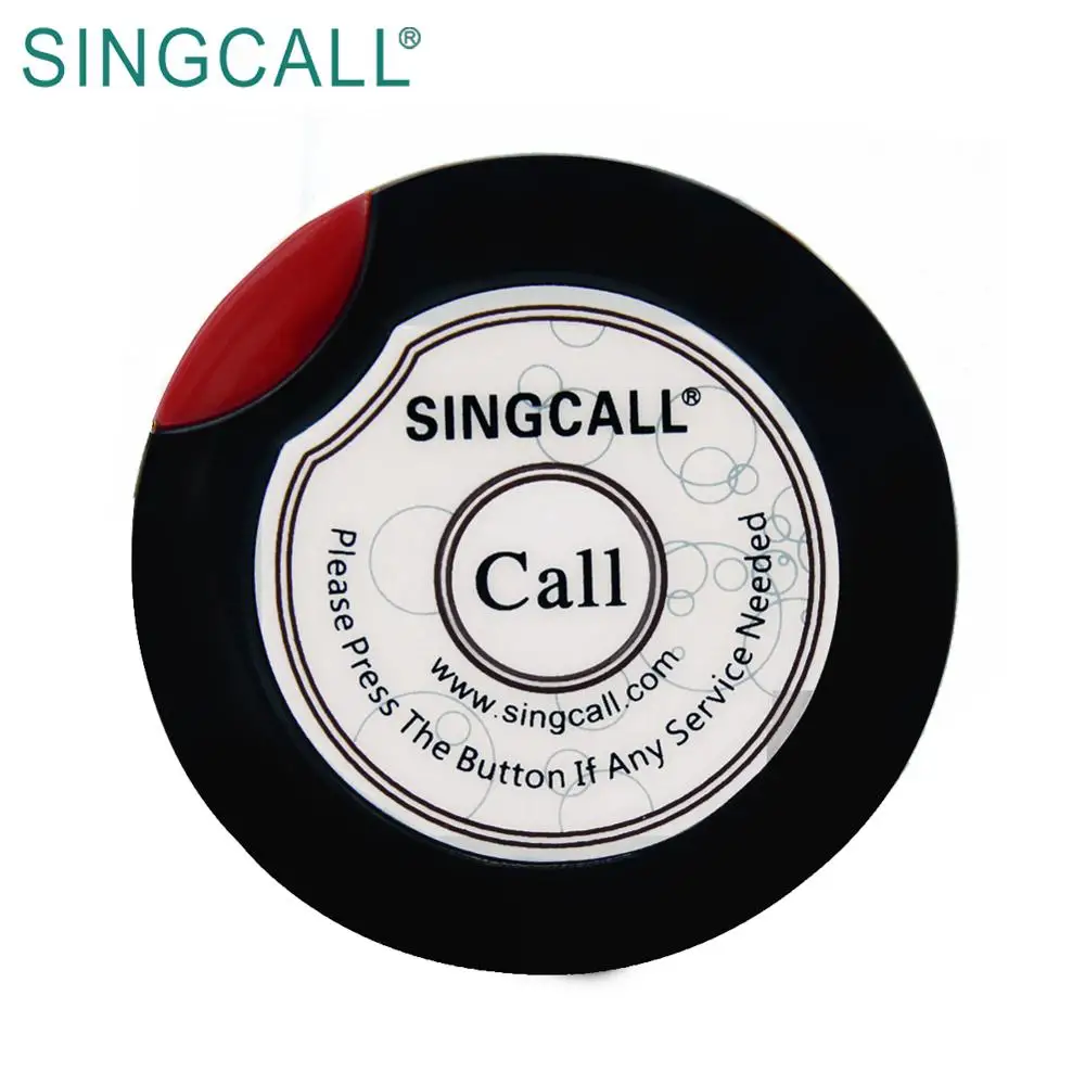SINGCALL Ultra-thin Pager With Display Waiter Service Customer System