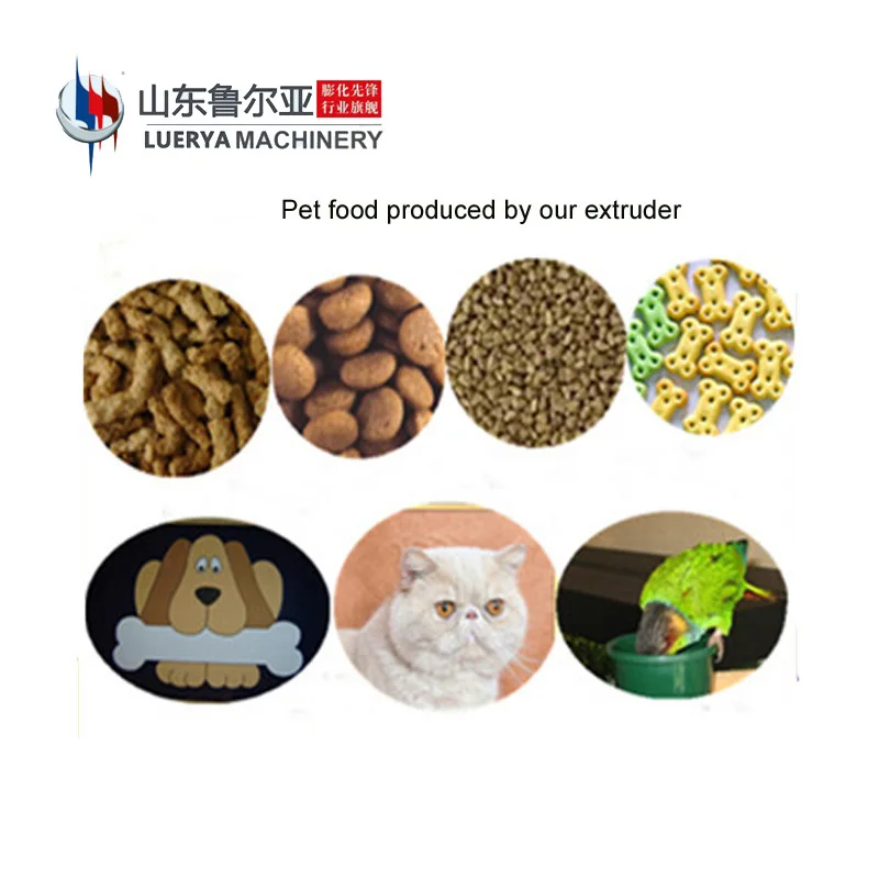 Automatic cat dry food manufacturing machines