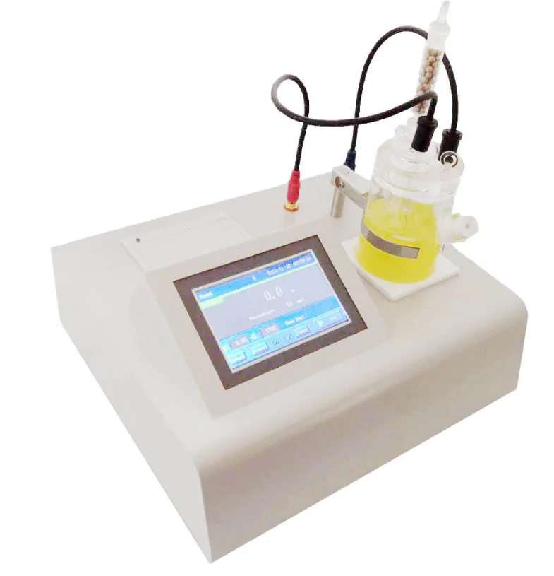 High quality water content measuring equipment KF coulometric karl fischer titrator