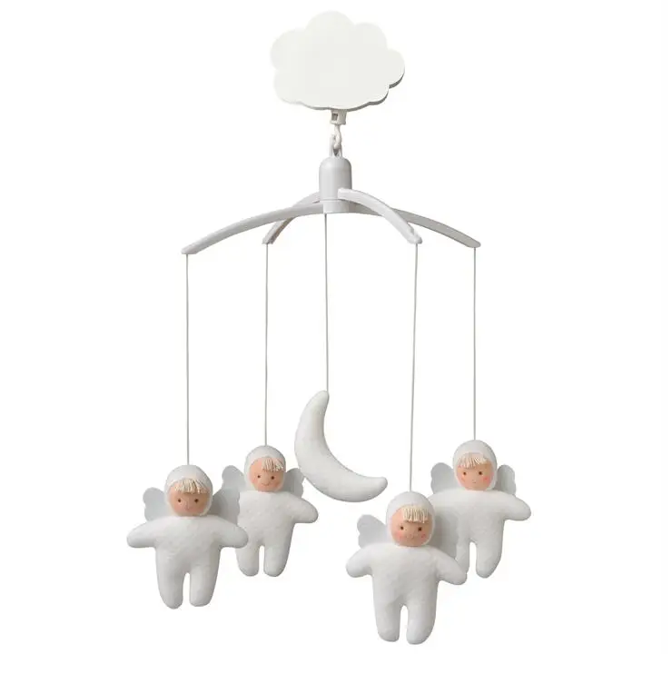 High quality baby knitted elephant toy crib hanging elephant music mobile toy