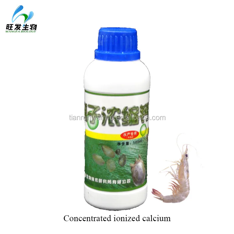 Concentrated ionized calcium liquid for shellfish