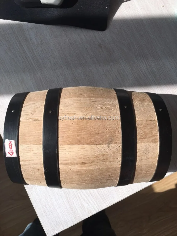 Oak and Pine Wood Decorative Mini Wine Barrel For Wine Whisky