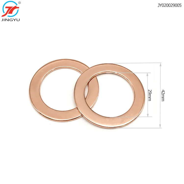 Custom Garment Accessories Hardware Products O Ring Buckle For Swimwear Lingerie Metal Buckle