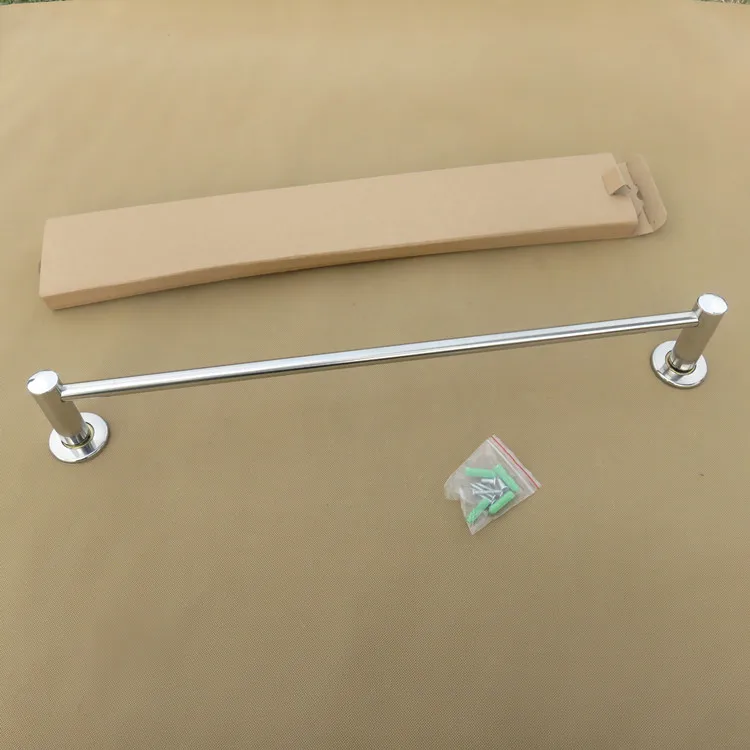 Ванная комната одно Полотенце Бар настенное крепление 18 дюйма из нержавеющей стали матовая