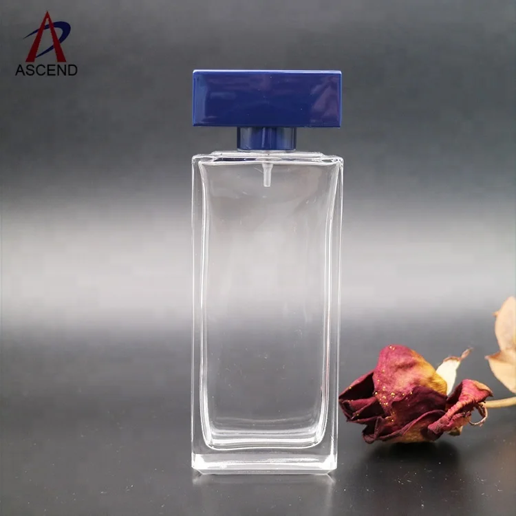 100ml empty square perfume glass bottle cologne spray bottle brands wholesale