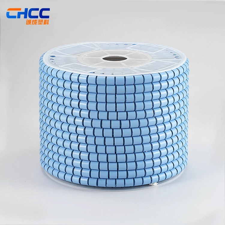 Spiral sleeves cable Wrapping Bands with clip