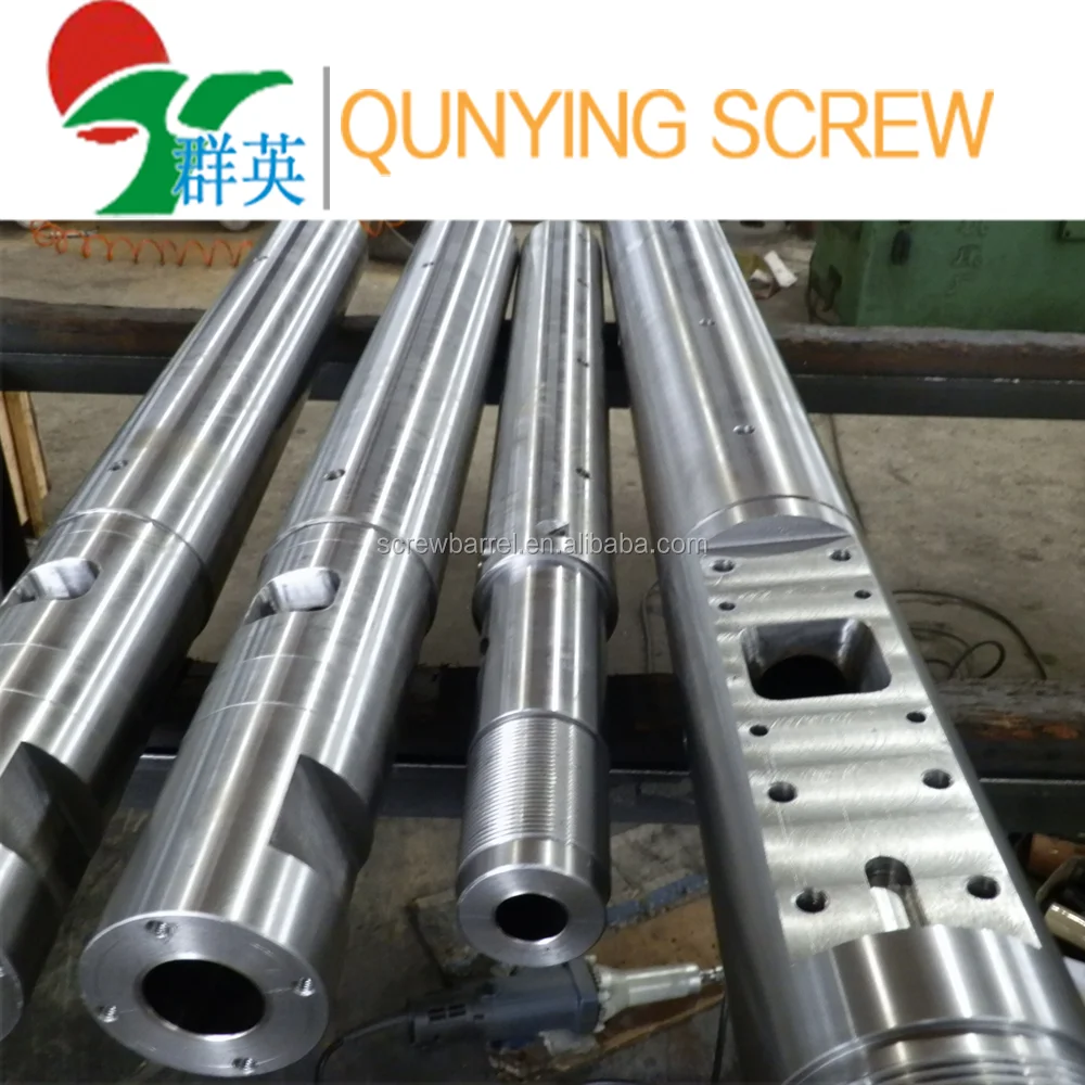 Bimetallic PMMA screw barrel for ningbo Haixing injection molding machine