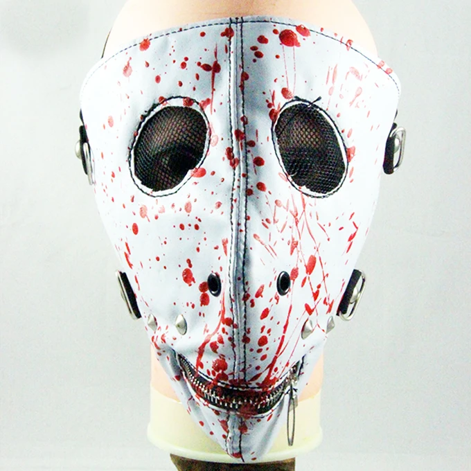 Antigas mask shaped masquerade masks bulk, with blood wholesale masquerade mask
