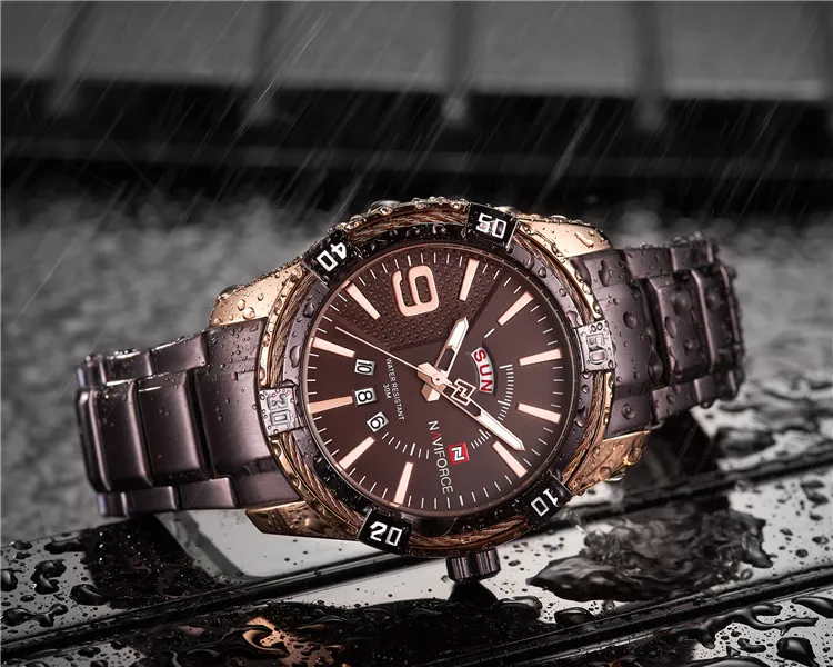 NAVIFORCE 9117S RGCE новый reloj Роскошные наручные часы с пользовательским логотипом relogio masculino 2020 горячая распродажа