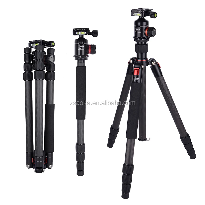 
Portable reflexed camera accessories carbon fiber tripod for camera 