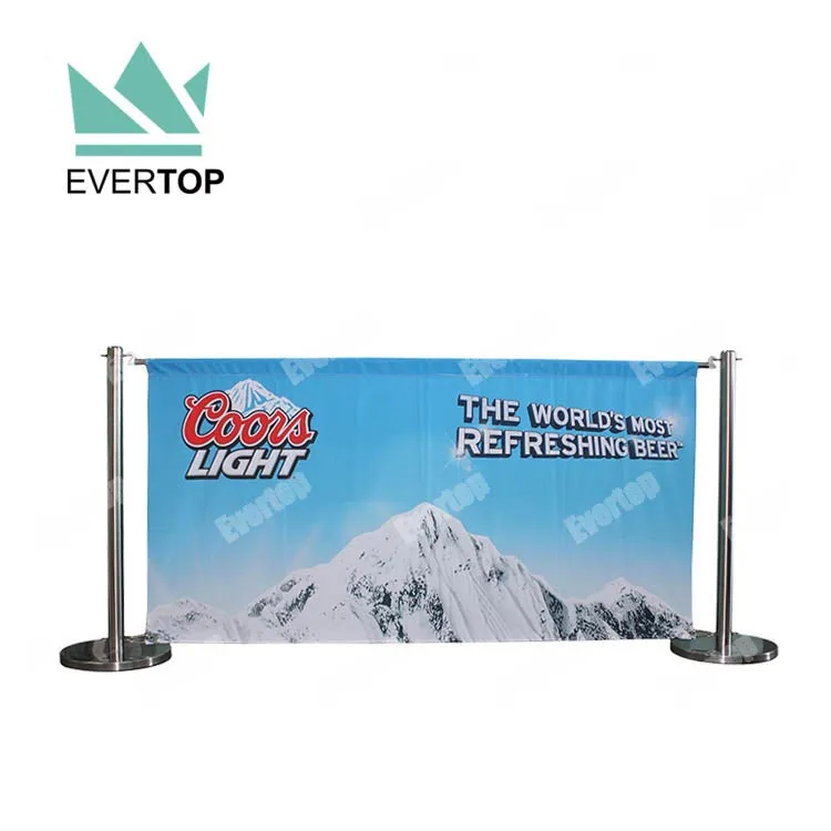 Hot Sell Custom Printed Outdoor Cafe Barricades, Pedestrian Barriers, Advertising Shop Barriers