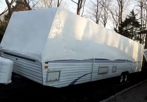 Heat shrinkable polyethylene film or shrink film with UV protection