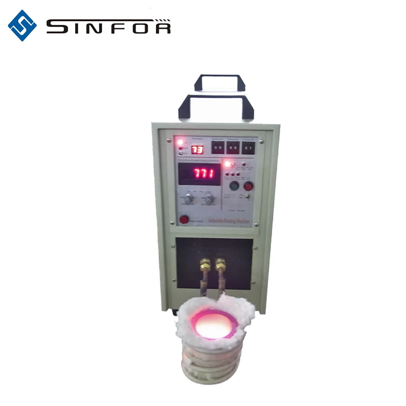 10KG Jewelry Production Melting Furnace for Gold, Silver, Copper Mini Induction Furance