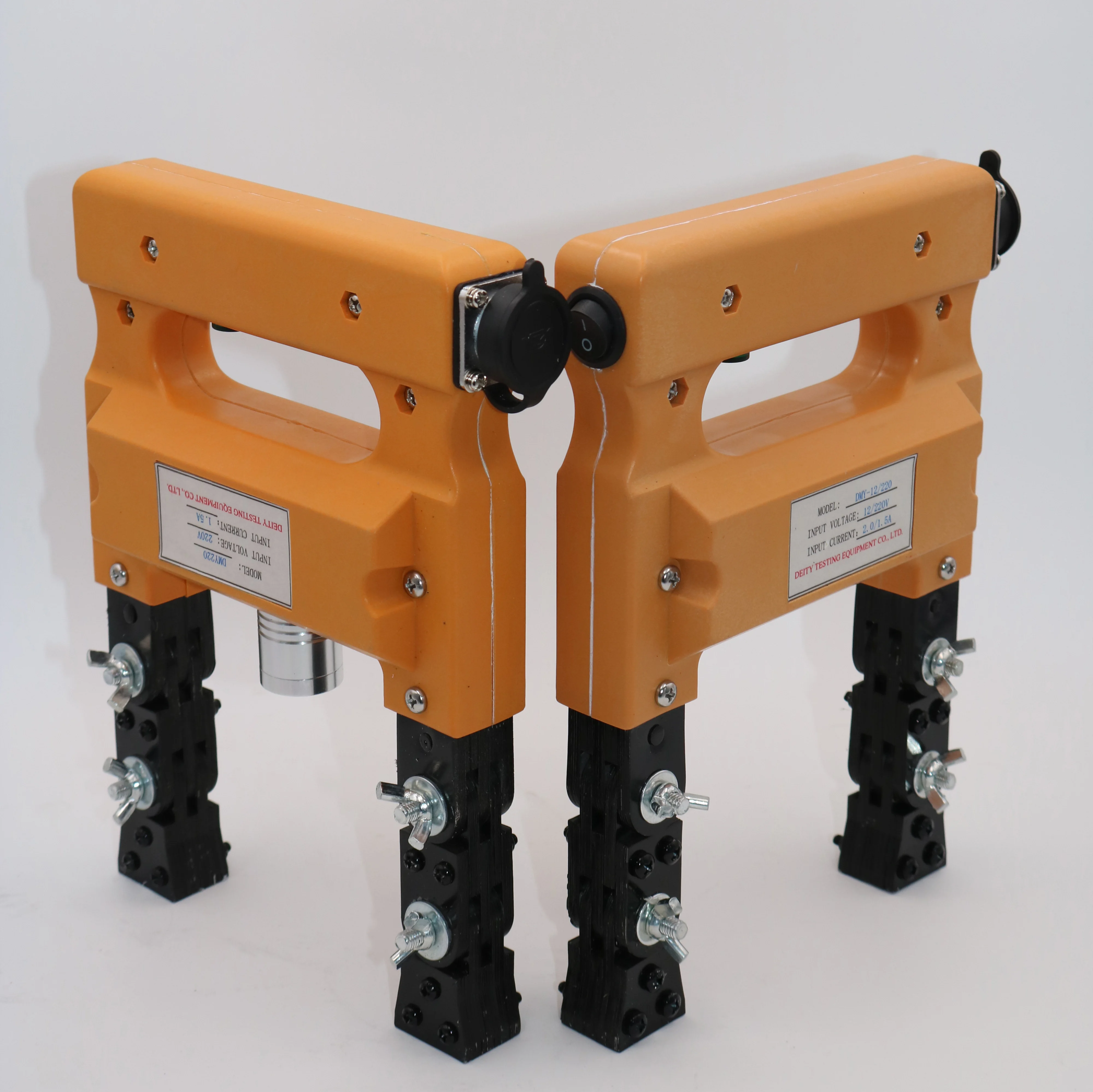 DTEC DMY12-220 Dual Magnetic Yoke Flaw Detector DC  AC power supply 12V battery 220V switch white light