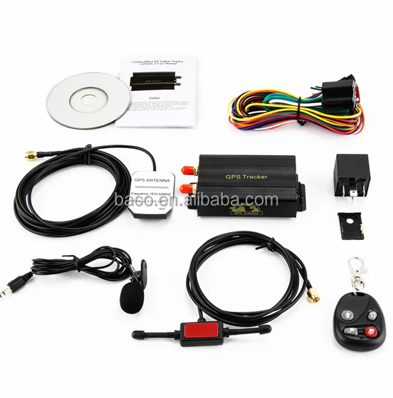 gps tracker tk103 with fuel sensor gps tracker portable vehicle tracking system TK103B