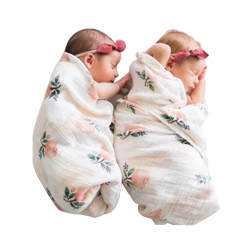 Wholesale soft comfort baby quilt cotton custom printed muslin baby swaddle blankets with best service for newborn