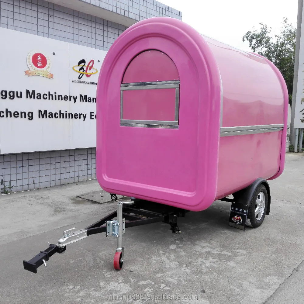 Customized Ice cream cart cupcake/sausage vending truck food trailer for sale