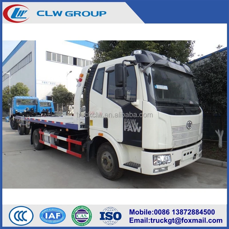 japan technology flatbed towing truck China manufacturer 8tons tilt tray 6tons 8meters flat bed recovery truck for sale