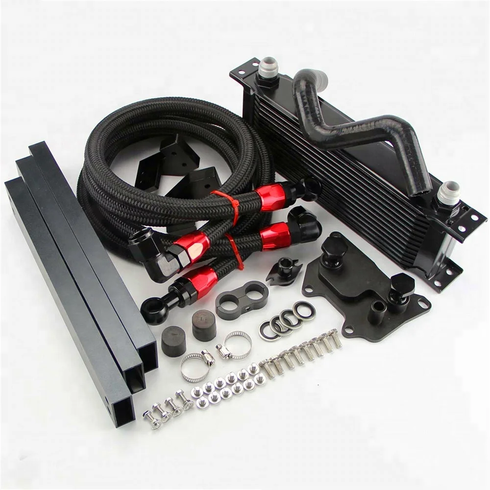 
VW Golf MK7 GTI AN10 13 Row Oil Cooler Full Kit Fits For Engine EA-888III 0 