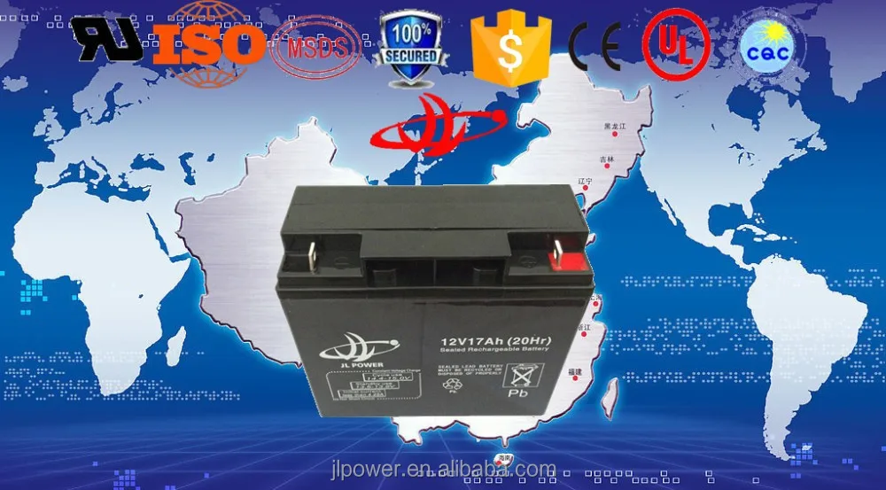 12v 17ah solar battery 12v 17ah agm battery/gel battery